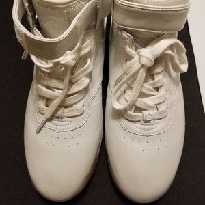 Michael Kors High-Top Shoes/ Sneaker White Leather
